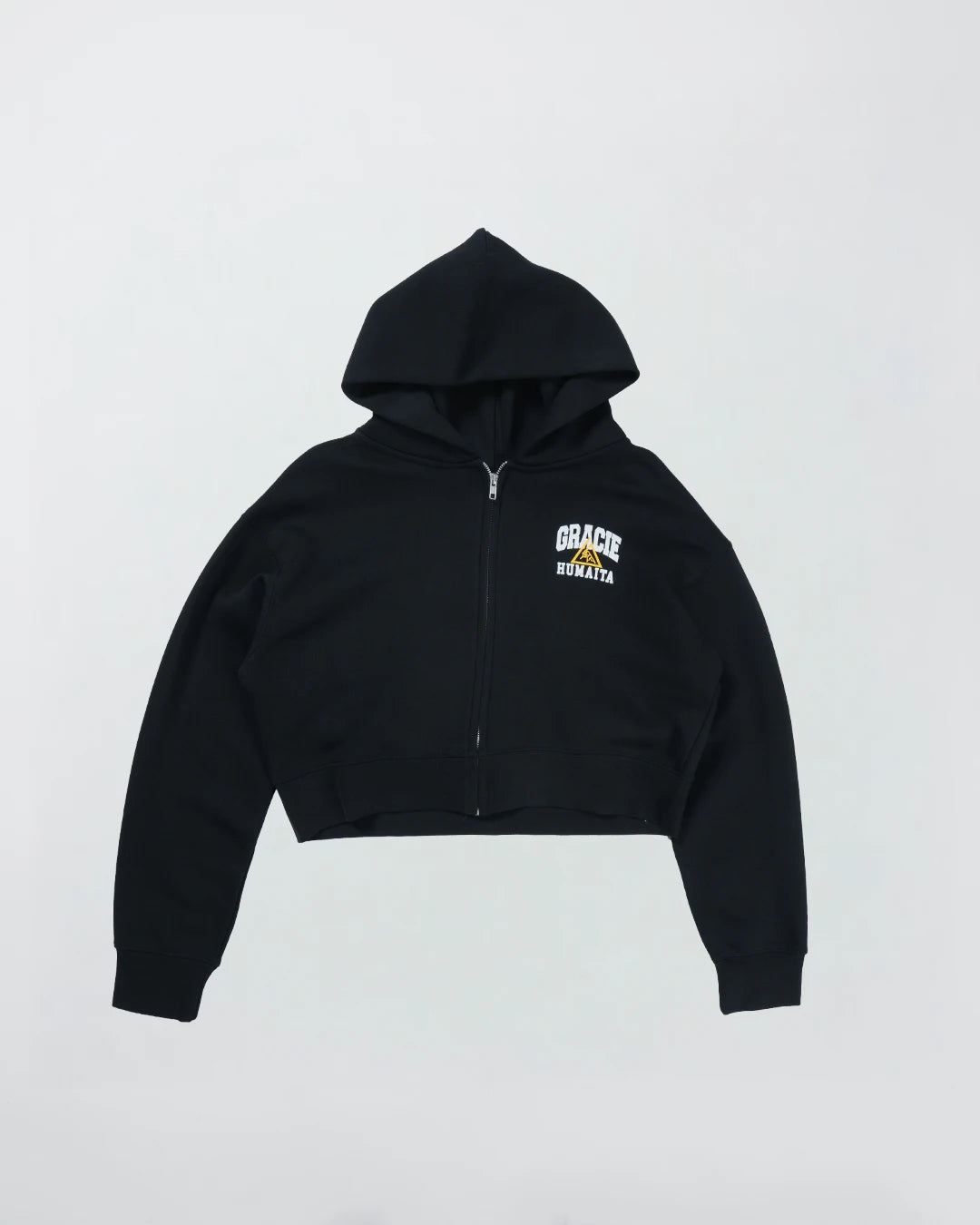 Gracie Humaita College Stack Crop Zip Up Hoodie