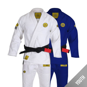 Gracie Humaita Youth Base White and Blue Gi