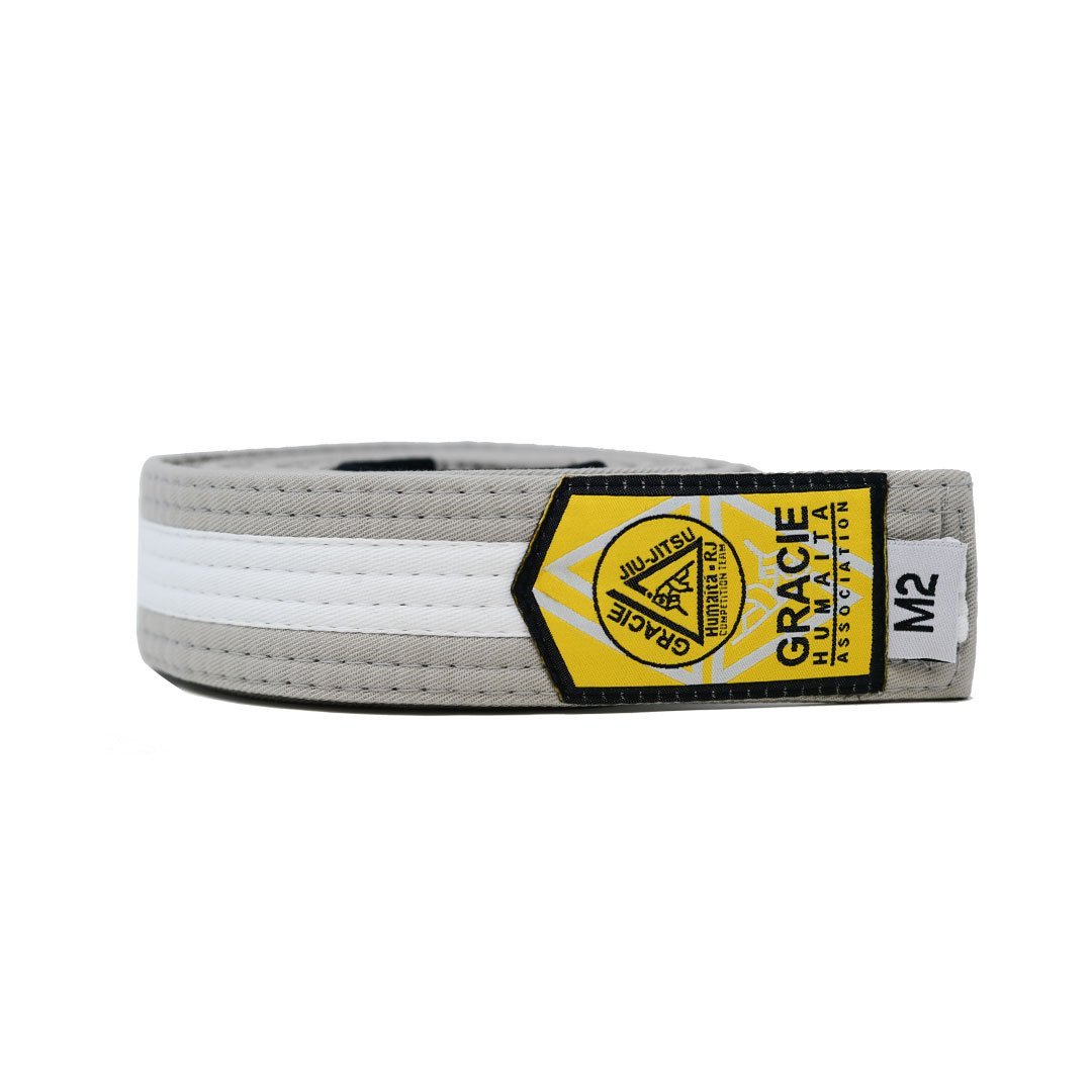 Gracie Humaita Youth Gray Belt with White Strip