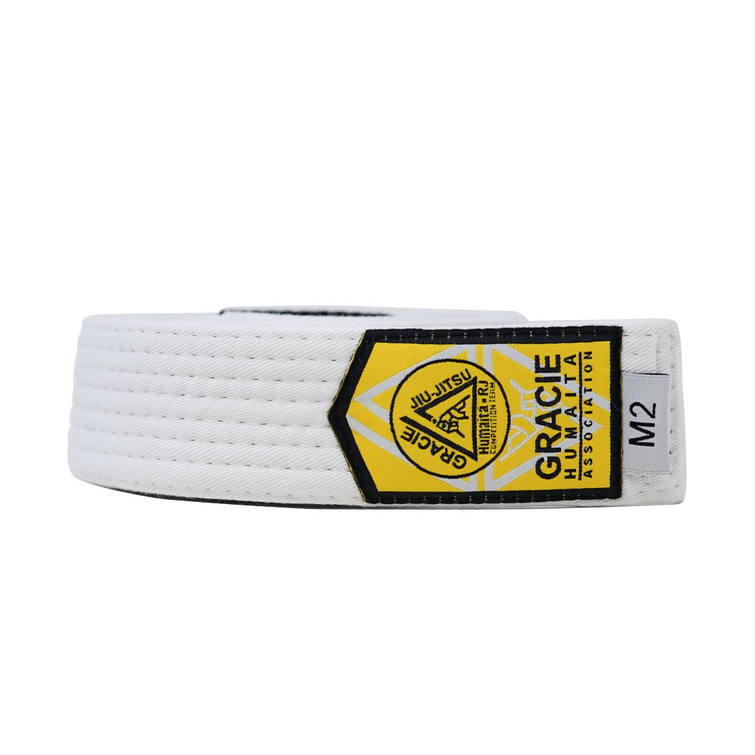 Gracie Humaita Youth Solid White Jiu Jitsu Belt
