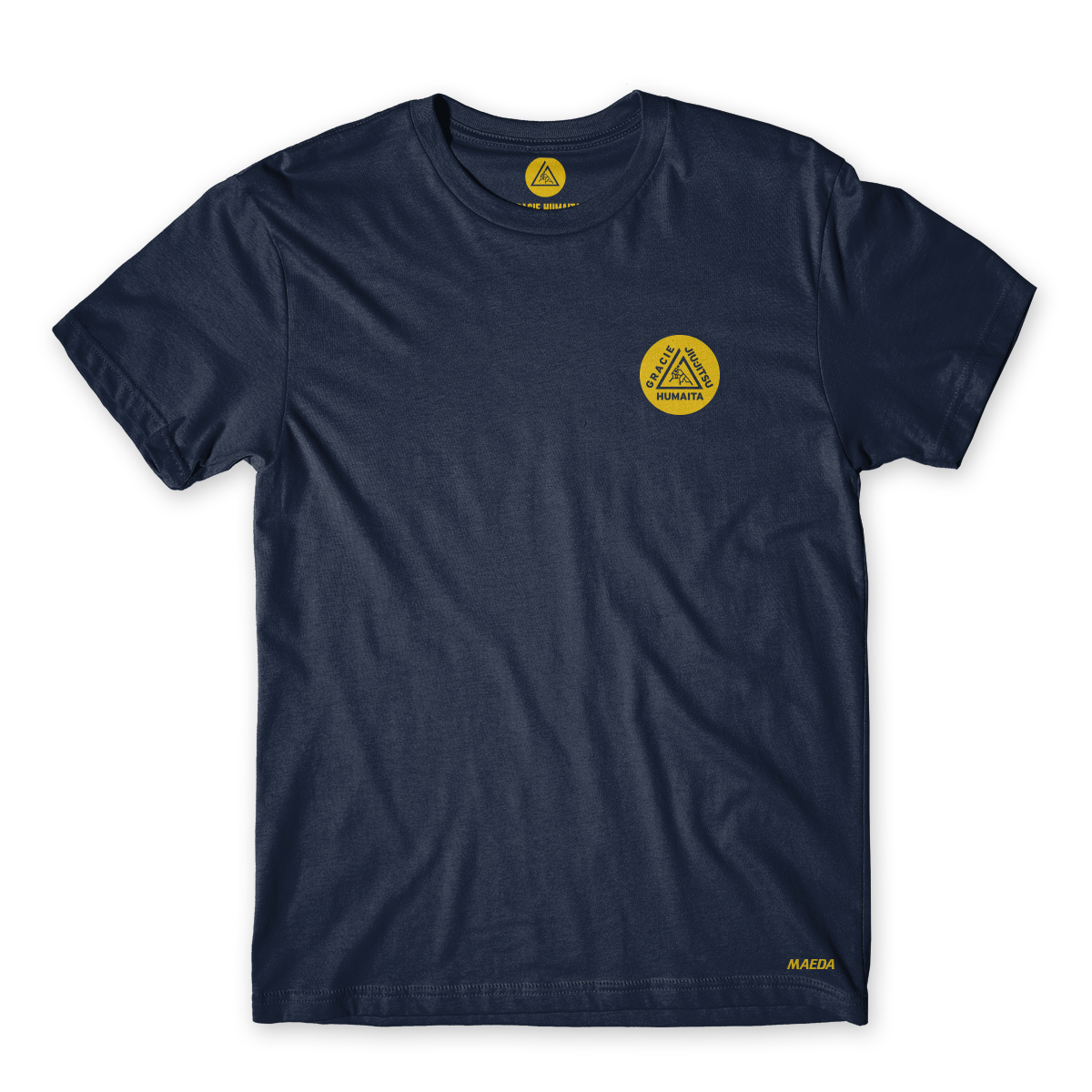 Gracie Humaita Classic Tee Blue Front View