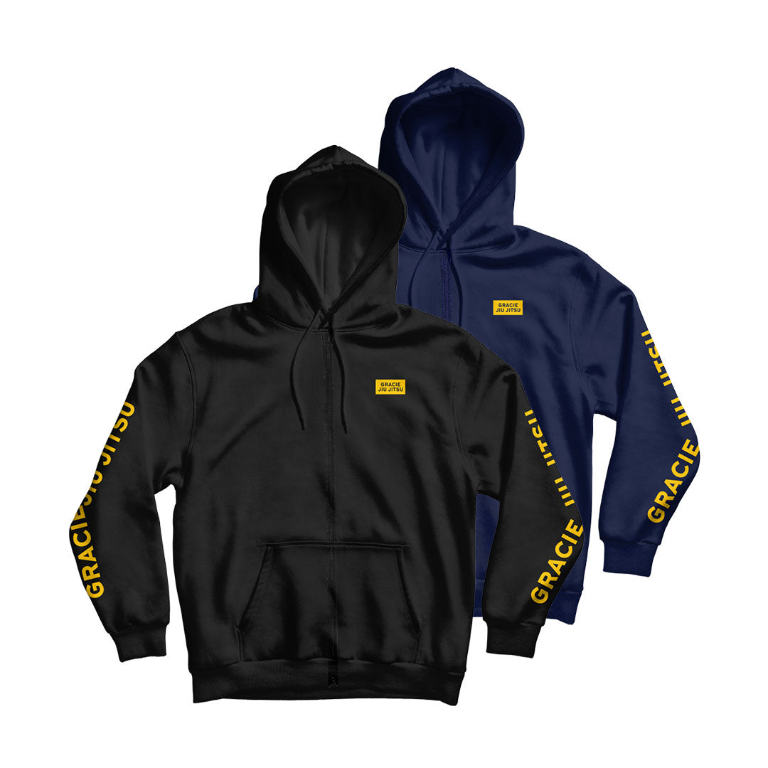 Gracie Humaita Block Zip Up Hoodie